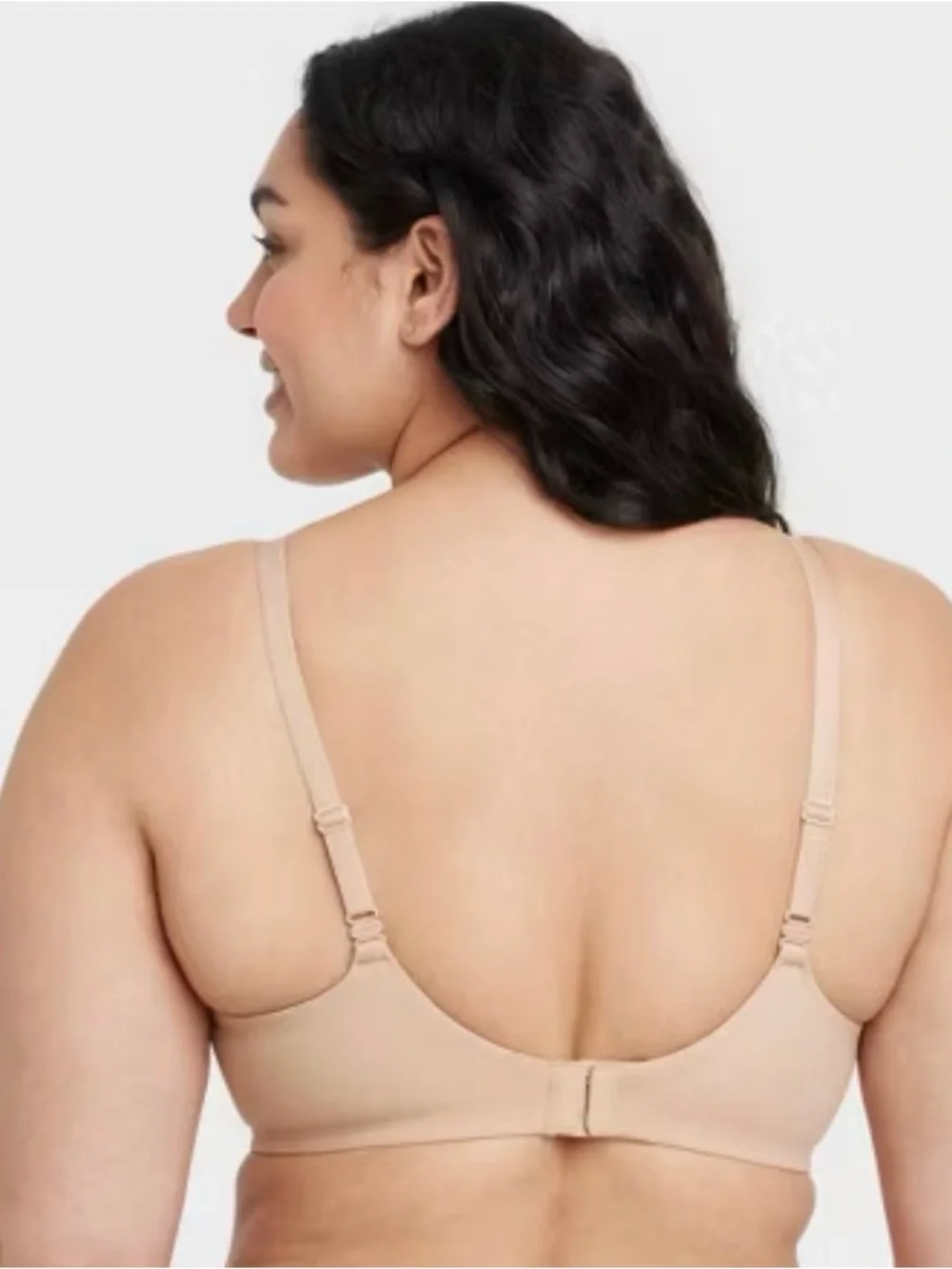 Auden The Icon Lightly Lined Everyday Beige Nude T-Shirt Bra Smooth Support 38B